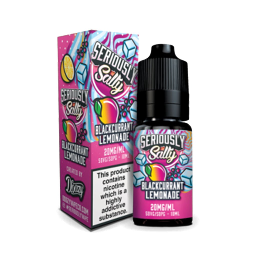 Blackcurrant Lemonade Nic Salt E - liquid By Seriously Salty - The Vape House