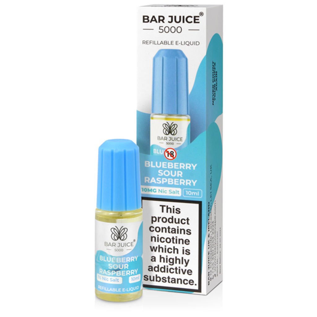 Blueberry Sour Raspberry E - liquid By Bar Juice 5000 - The Vape House