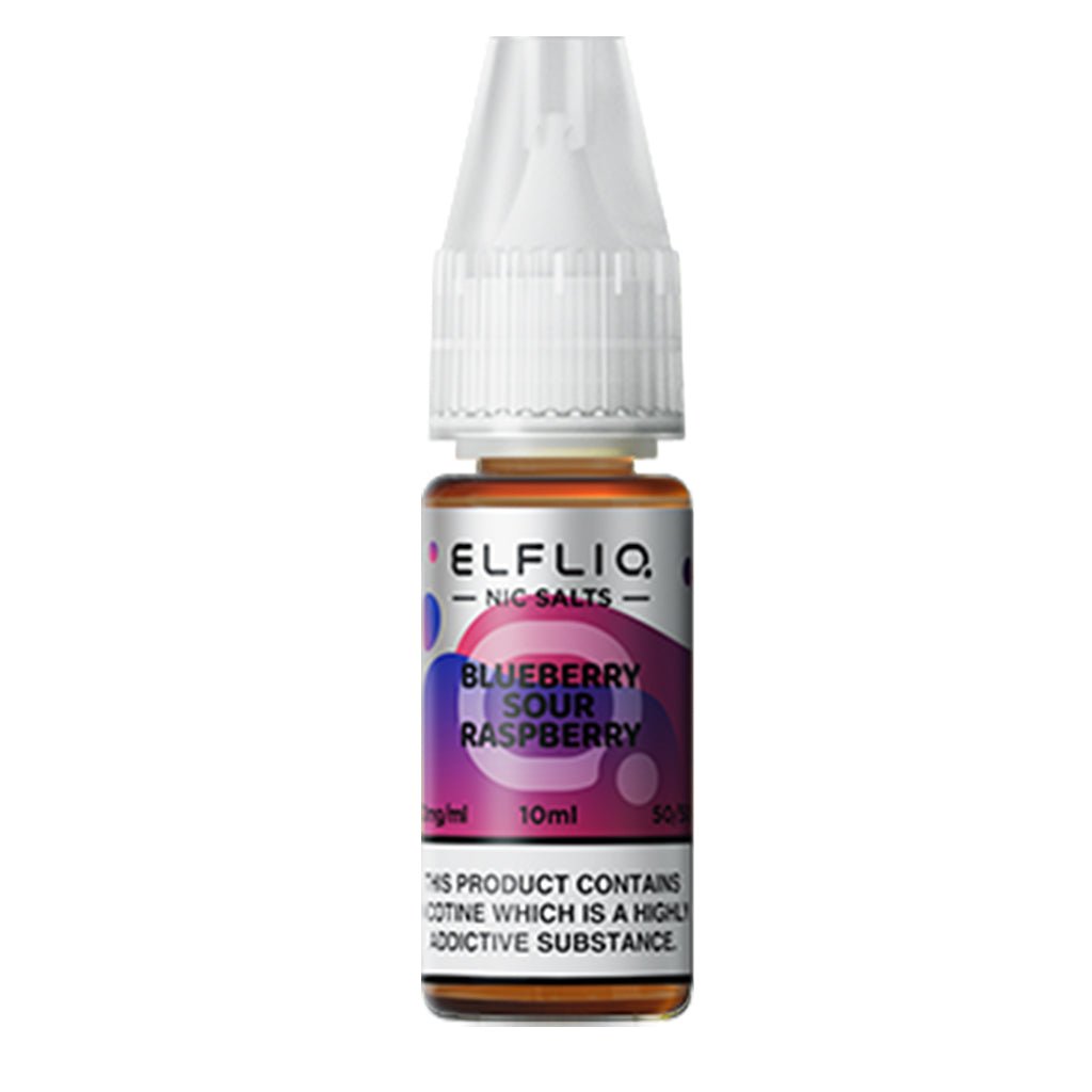 Blueberry Sour Raspberry Nic Salt E - liquid By Elfliq Elf Bar - The Vape House