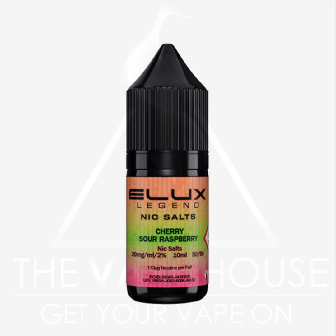 Cherry Sour Raspberry Elux Legend Nic Salt E - liquid - The Vape House