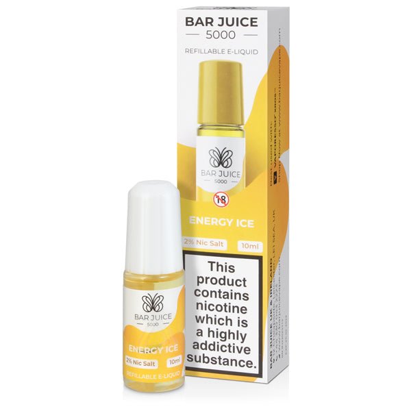 Energy Ice Nic Salt E - liquid By Bar Juice 5000 - The Vape House