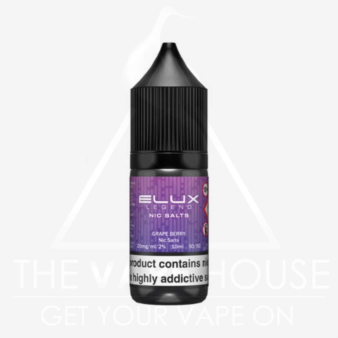 Grape Berry Elux Legend Nic Salt E - liquid - The Vape House