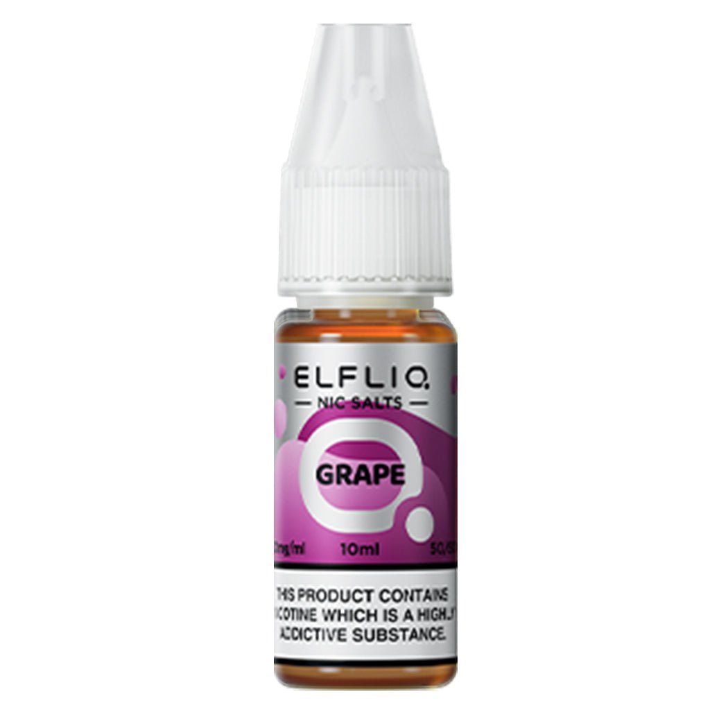 Grape Nic Salt E - liquid By Elfliq Elf Bar - The Vape House