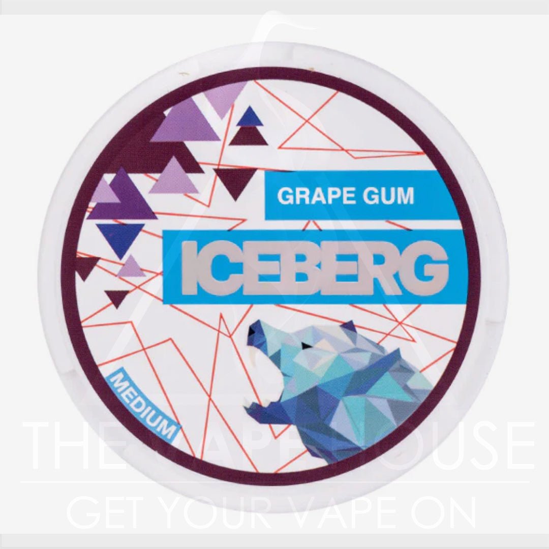 Iceberg Grape Gum Nicotine Pouches - The Vape House