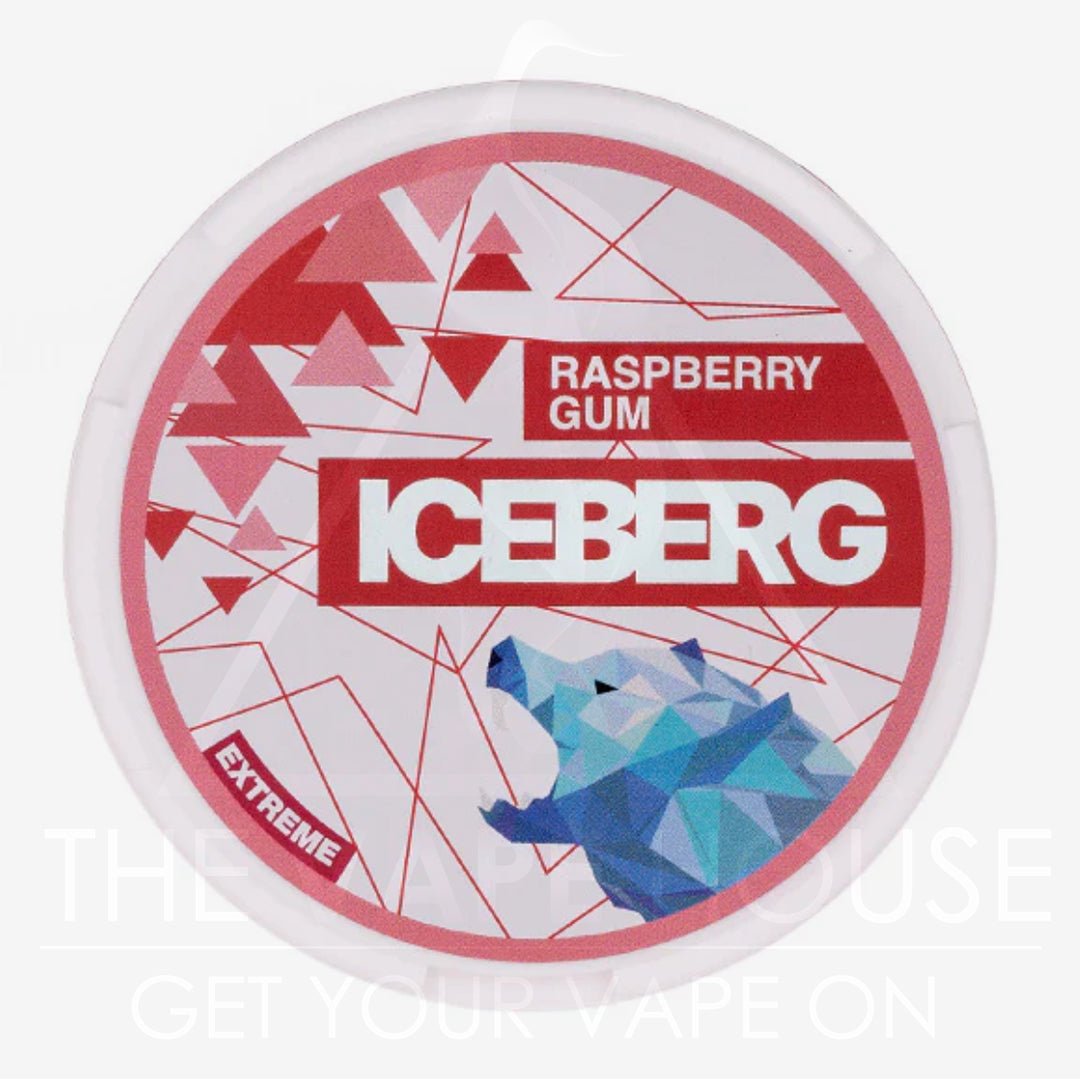 Iceberg Raspberry Gum Nicotine Pouches - The Vape House