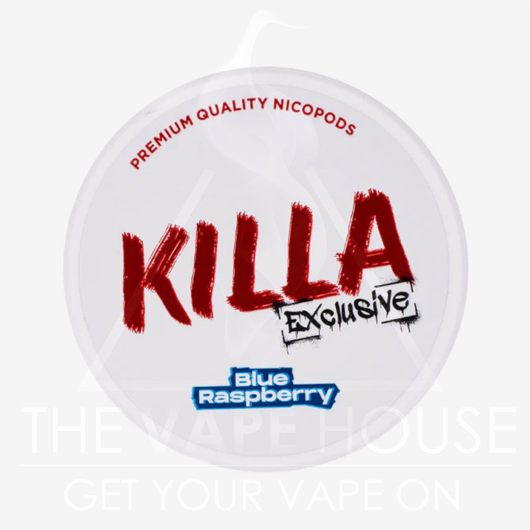 Killa Exclusive Blue Raspberry Nicotine Pouches - The Vape House