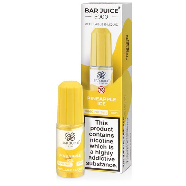 Pineapple Ice Nic Salt E - Liquid By Bar Juice 5000 - The Vape House