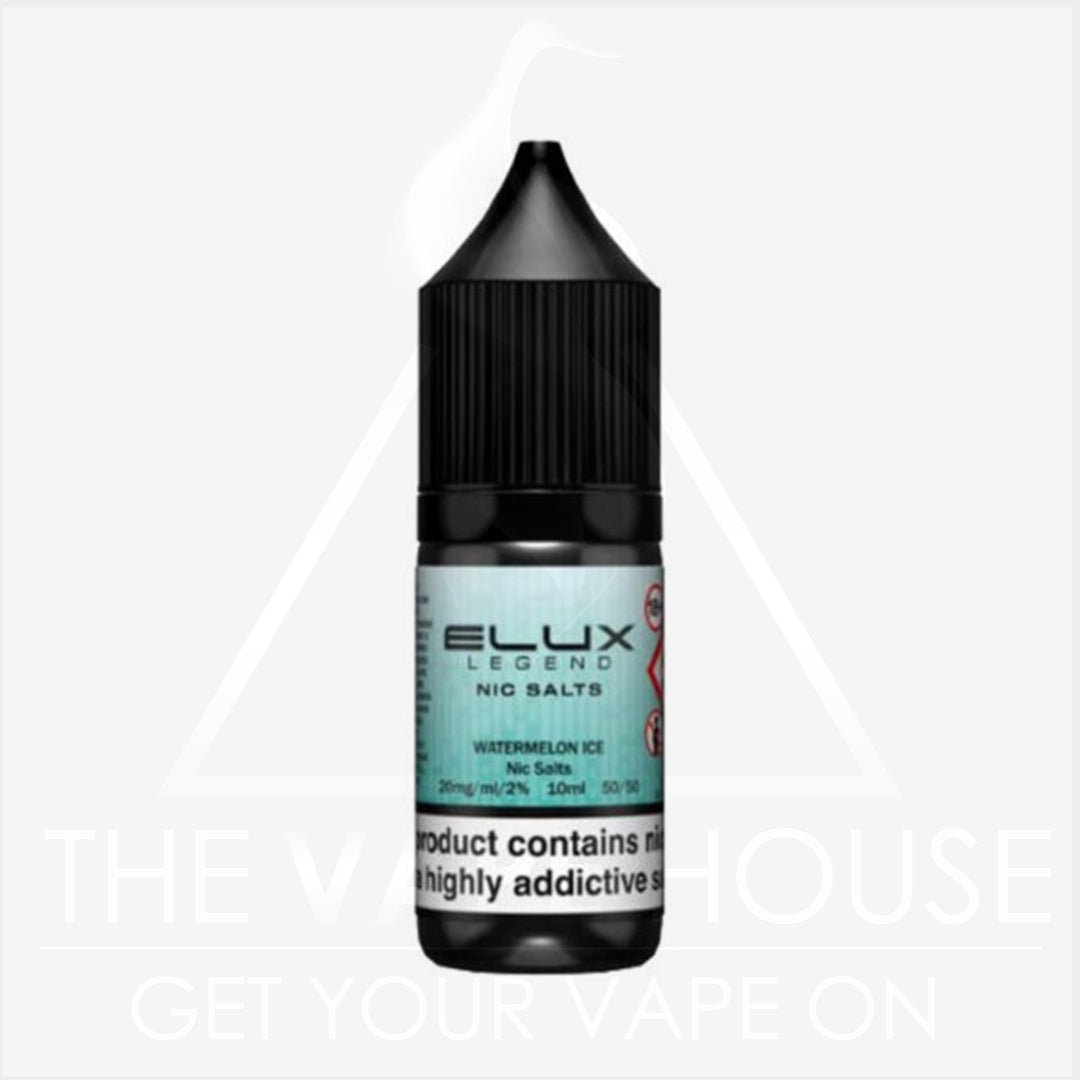 Watermelon Ice Elux Legend Nic Salt E - liquid - The Vape House