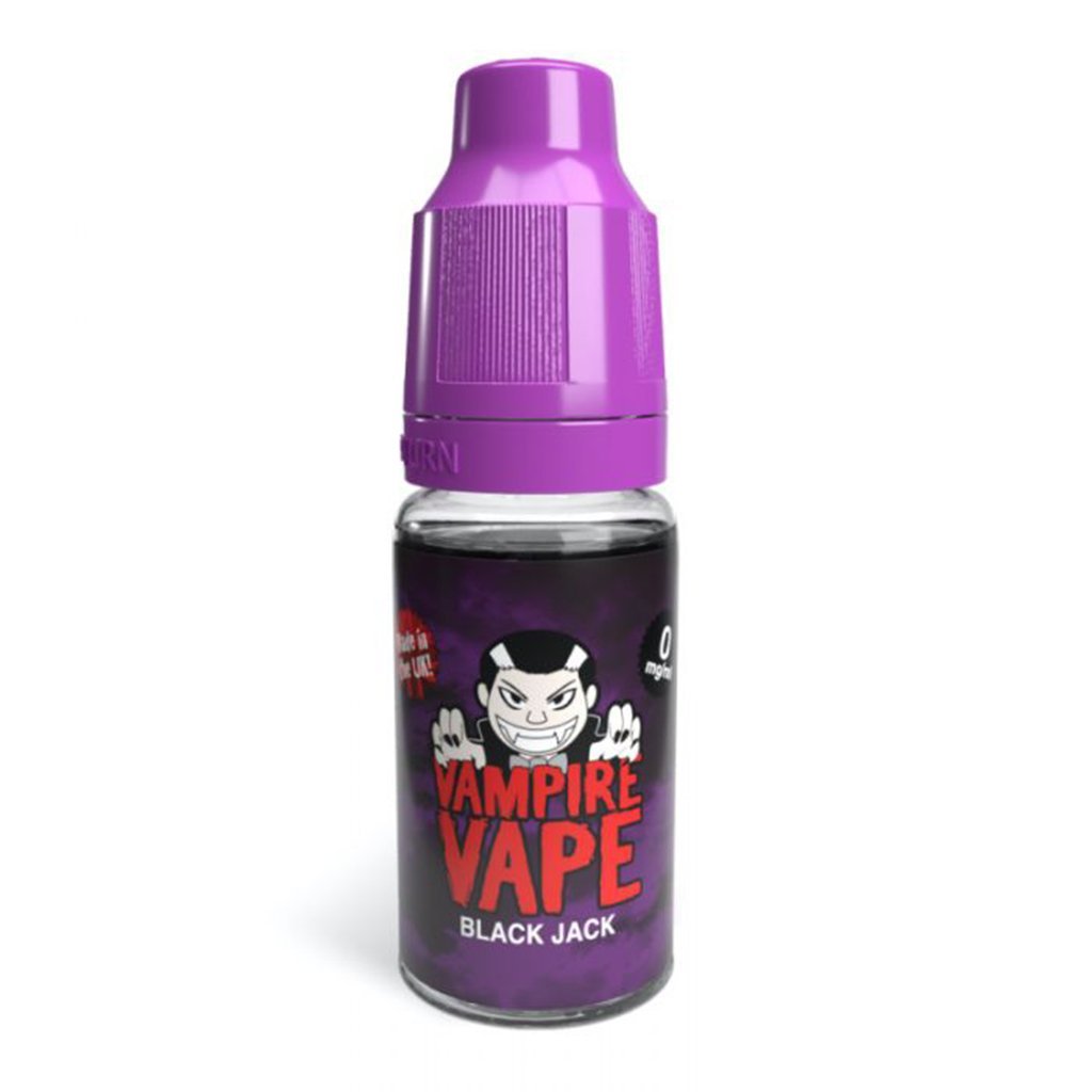 Black Jack E - liquid by Vampire Vape 10ml - The Vape House