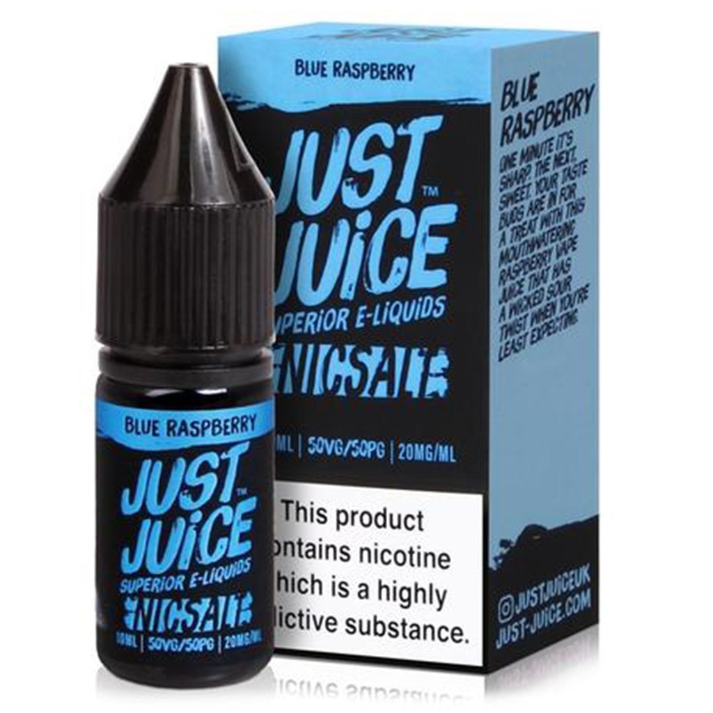 Blue Raspberry Nic Salt E - liquid by Just Juice - The Vape House