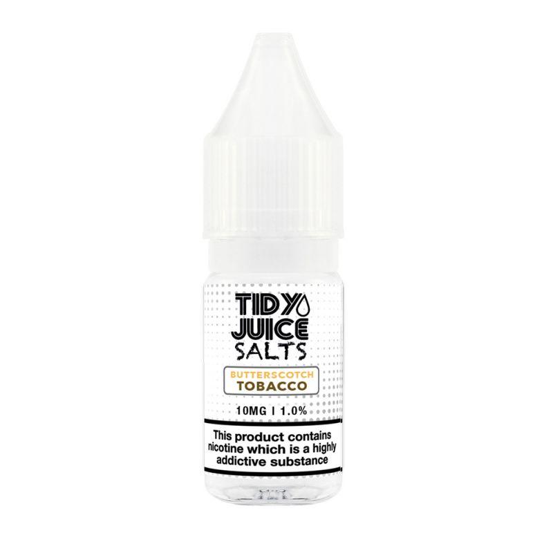 Butterscotch tobacco Nic Salts E - liquid by Tidy Juice - The Vape House