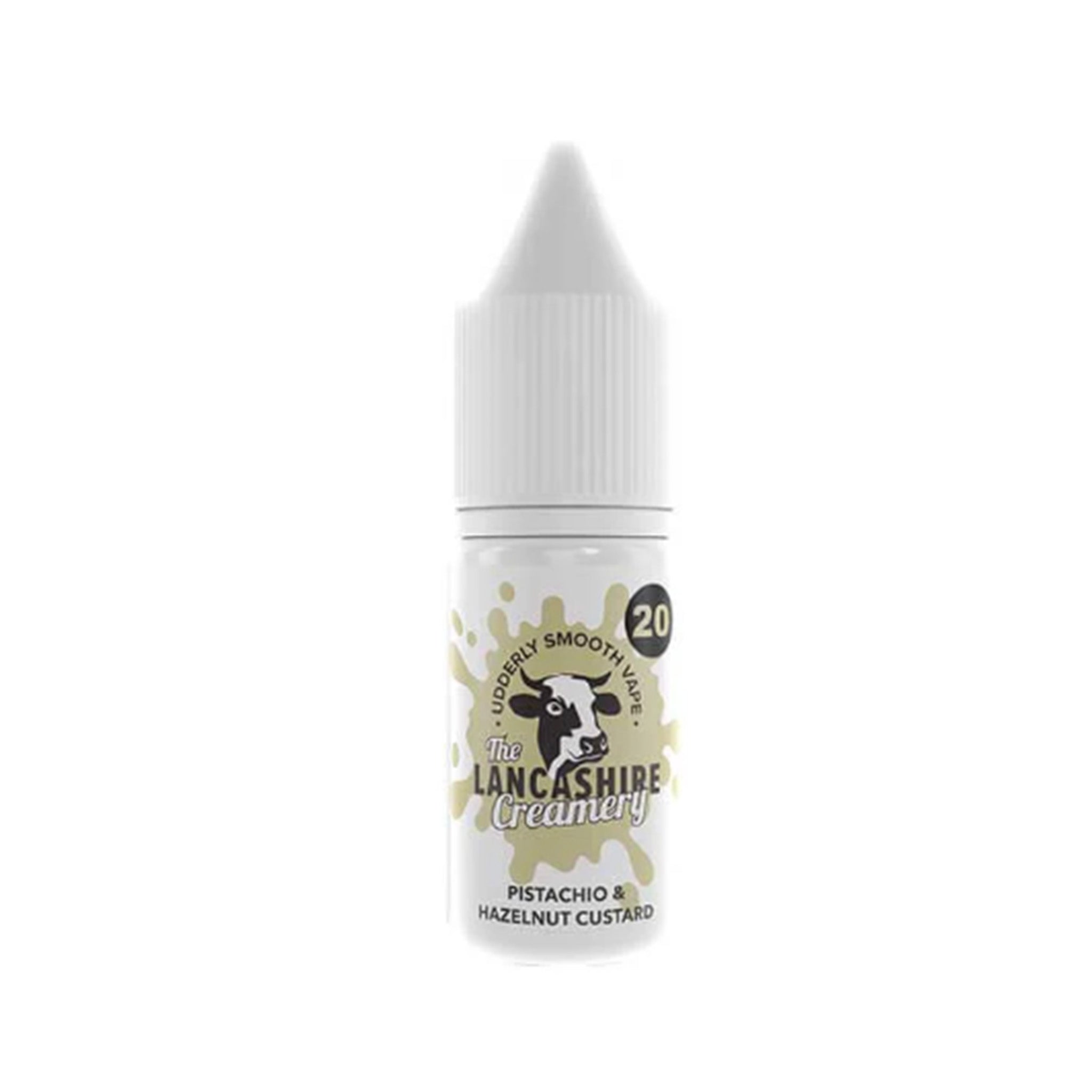 Pistachio & Hazelnut Custard Nic Salt E-Liquid by Lancashire Creamery