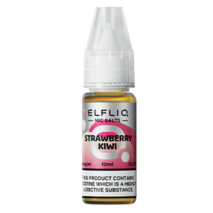 Strawberry Kiwi Nic Salt E-liquid By Elfliq Elf Bar