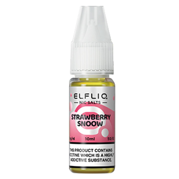 Strawberry Snoow Nic Salt E-liquid By Elfliq Elf Bar
