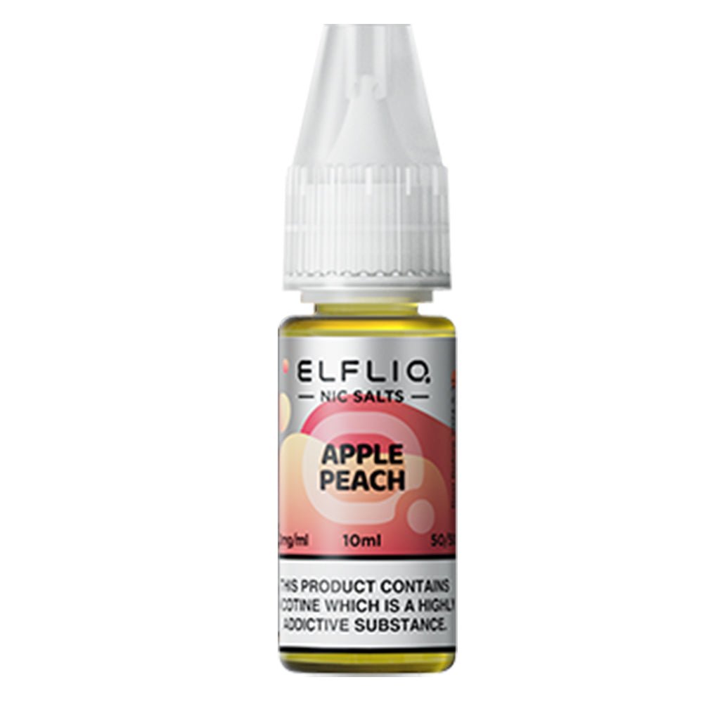 Apple Peach Nic Salt E - liquid By Elfliq Elf Bar - The Vape House