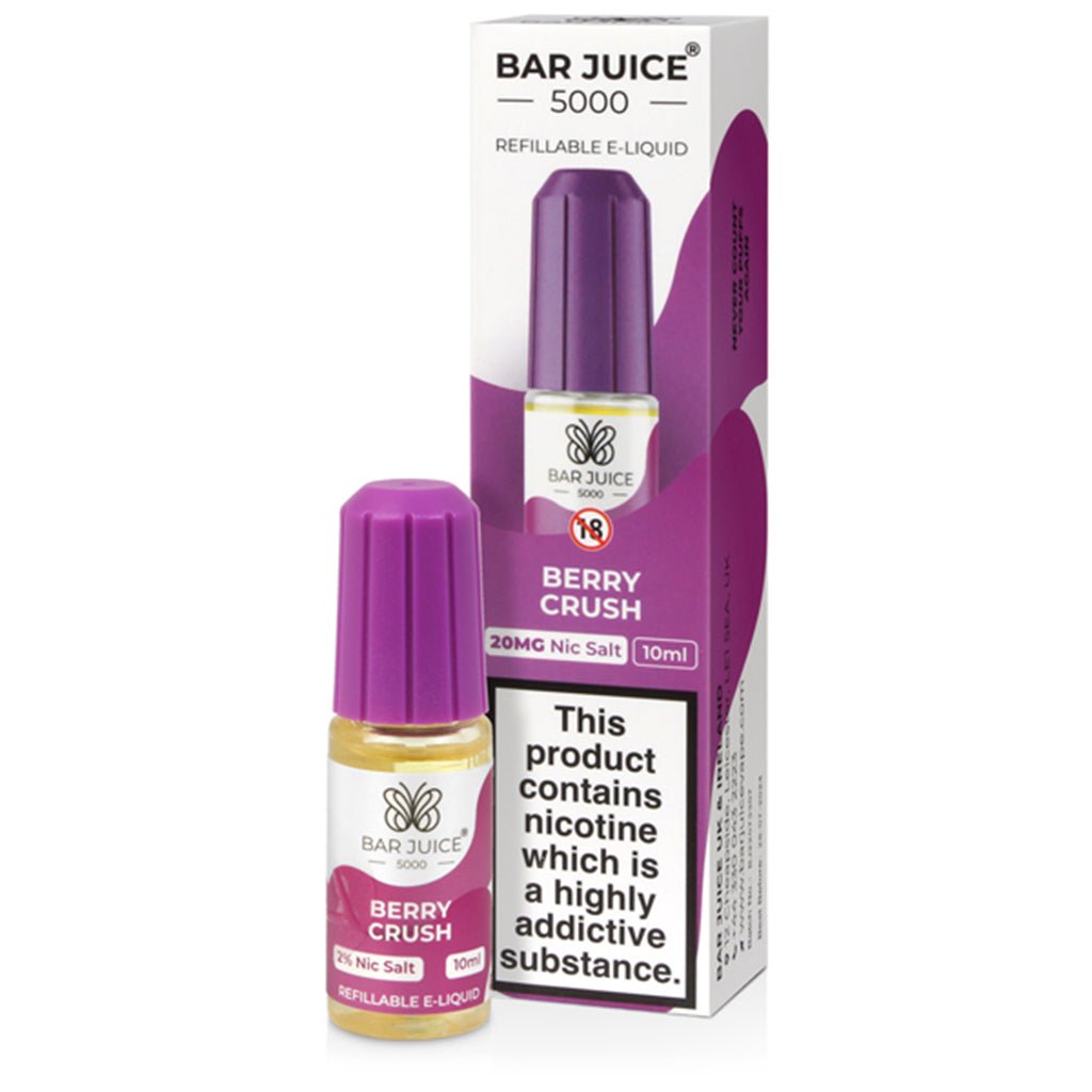 Berry Crush Nic Salt E - liquid By Bar Juice 5000 - The Vape House