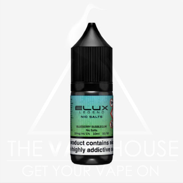 Blueberry Bubblegum Elux Legend Nic Salt E - liquid - The Vape House