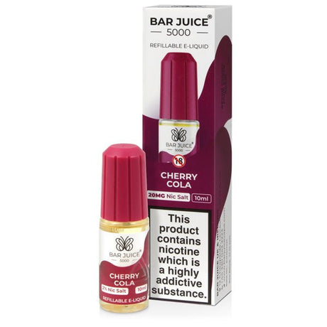 Cherry Cola Nic Salt E - liquid By Bar Juice 5000 - The Vape House