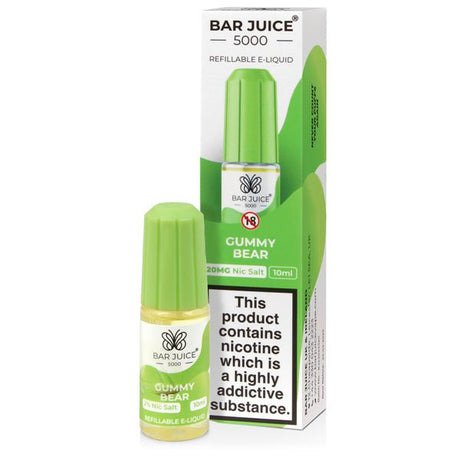 Gummy Bear Nic Salt E - Liquid By Bar Juice 5000 - The Vape House