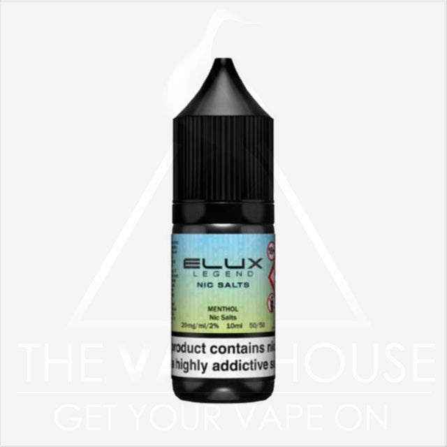 Menthol Elux Legend Nic Salt E - liquid - The Vape House
