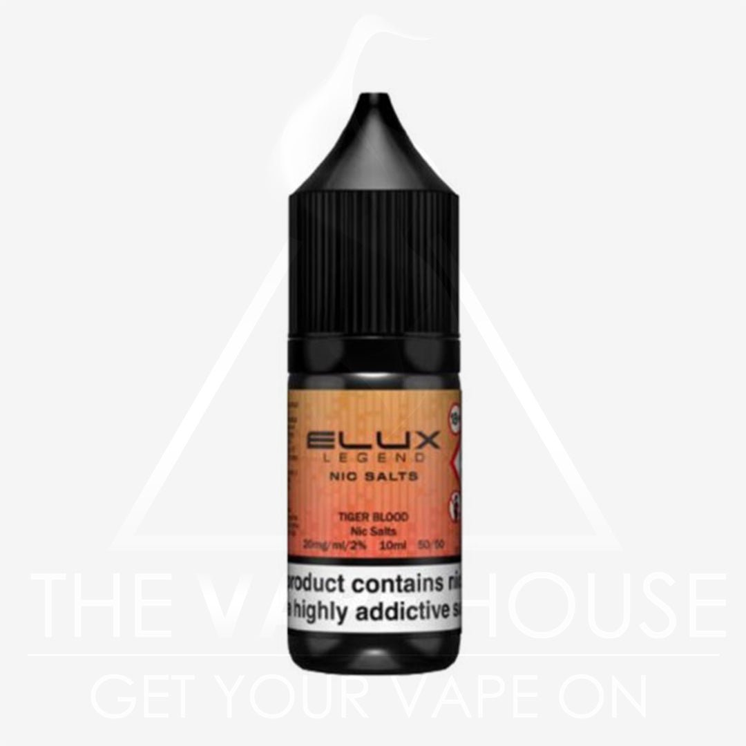 Tiger Blood Elux Legend Nic Salt E - liquid - The Vape House