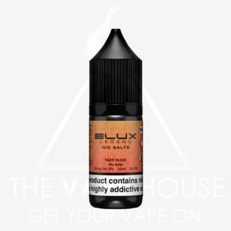 Tiger Blood Elux Legend Nic Salt E - liquid - The Vape House