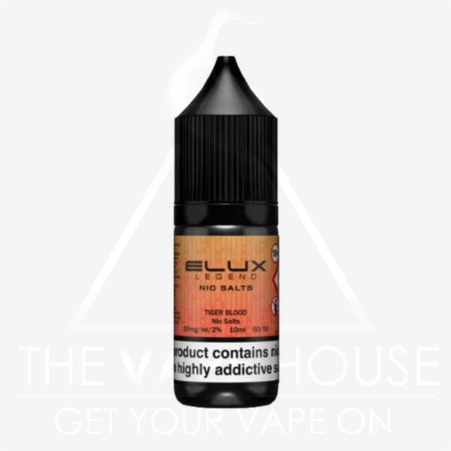 Tiger Blood Elux Legend Nic Salt E - liquid - The Vape House