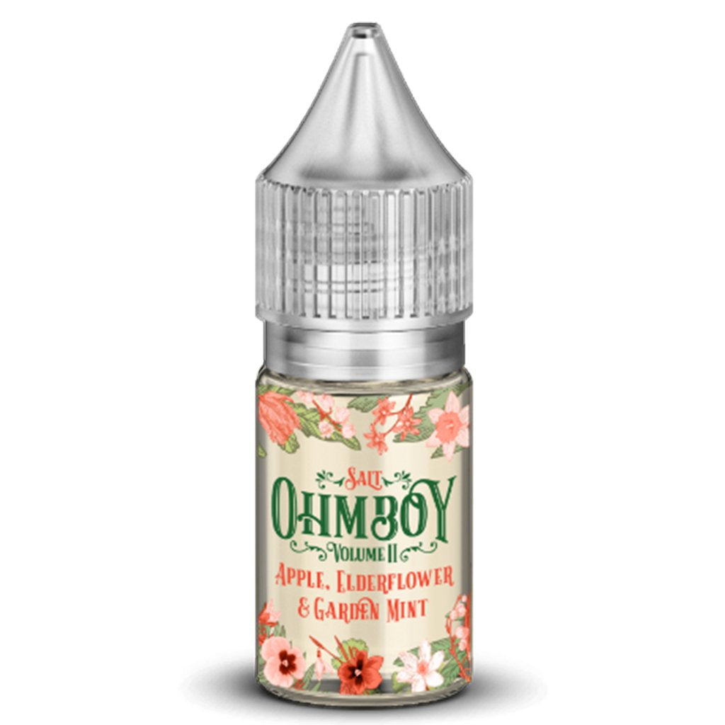 Apple, Elderflower and Garden Mint Ohm Boy Salts E-liquid-The Vape House