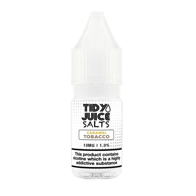 Caramel Tobacco Nic Salt E-liquid By Tidy Juice-The Vape House