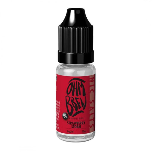 Strawberry Storm Nic Salt E-liquid By Ohm Brew-The Vape House
