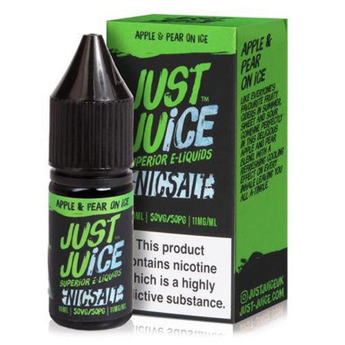 Apple and Pear on Ice Nic Salt E - liquid By Just Juice - The Vape House
