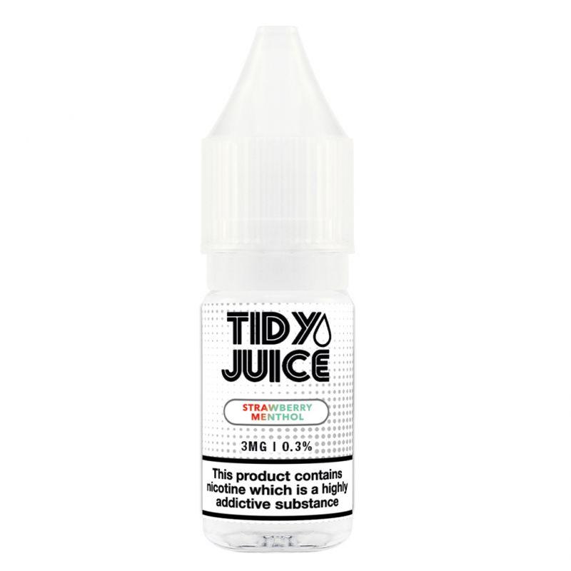 Strawberry Menthol E - liquid by Tidy Juice 10mls - The Vape House